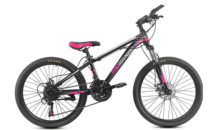 Фотографія Велосипед TopRider 24" LISTERS SX-611 2020 Чорно-рожевий
