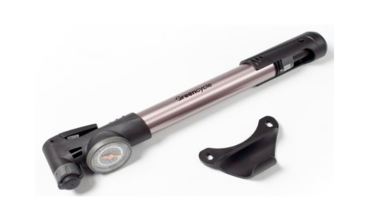 Фотография Мининасос Green Cycle GPM-277 со складной Т-ручкой, с манометром, под два типа клапана AV+FV