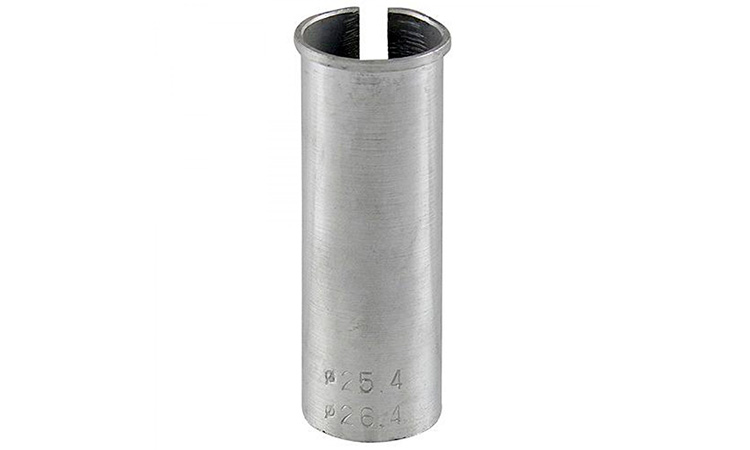 Фотография Адаптер для подседельной трубы с 25,4 мм до 26,8 мм, серебристый  
