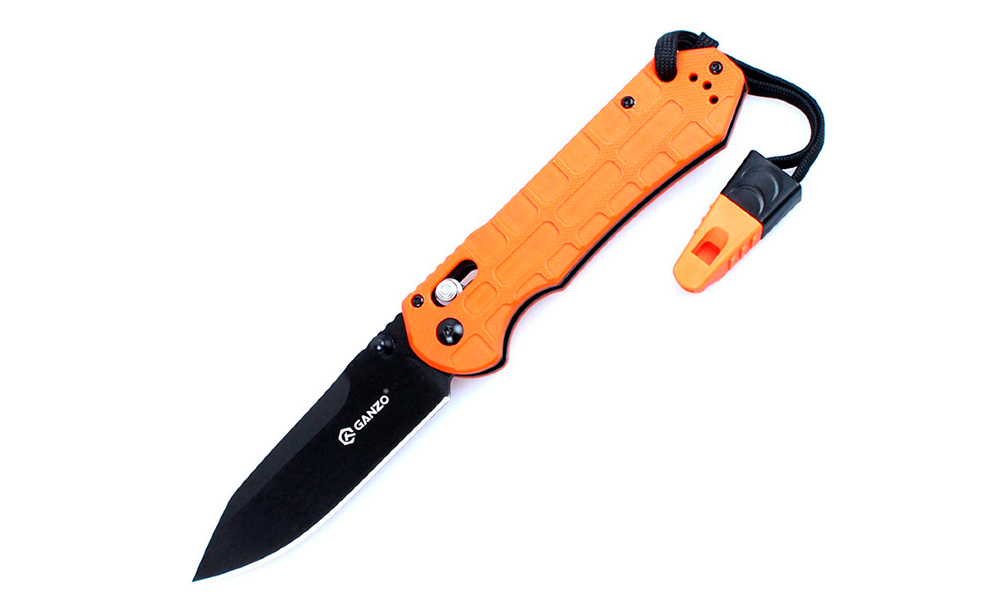 Фотография Складной нож Ganzo G7453P-WS оранжевый