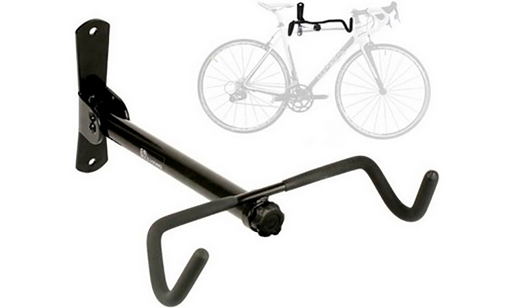 Фотография Крепление Green Cycle GTL-030 для велосипеда на стену, складное черное