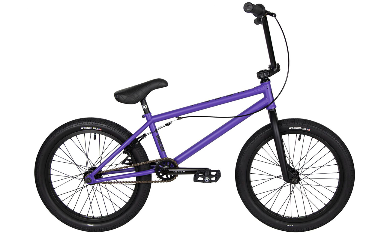 Фотография Велосипед 20" BMX Kench Chr-Mo 20,5" (2021) Фиолетовый (матовый)