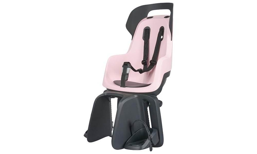 Фотографія Дитяче велокрісло Bobike Maxi GO Carrier Чорно-рожевий