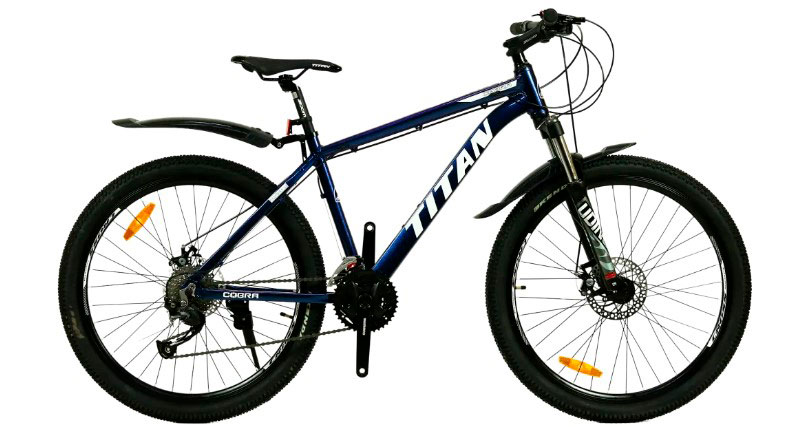 Фотография Велосипед Titan Cobra 29" размер L рама 20 2022 Синий