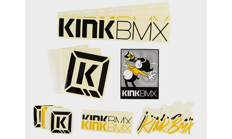Фотографія Набір наклейок KINK BMX асорті