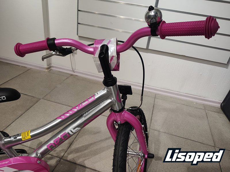 Фотографія Велосипед 16" Apollo NEO girls (2019) 2019 Сріблясто-рожевий 4