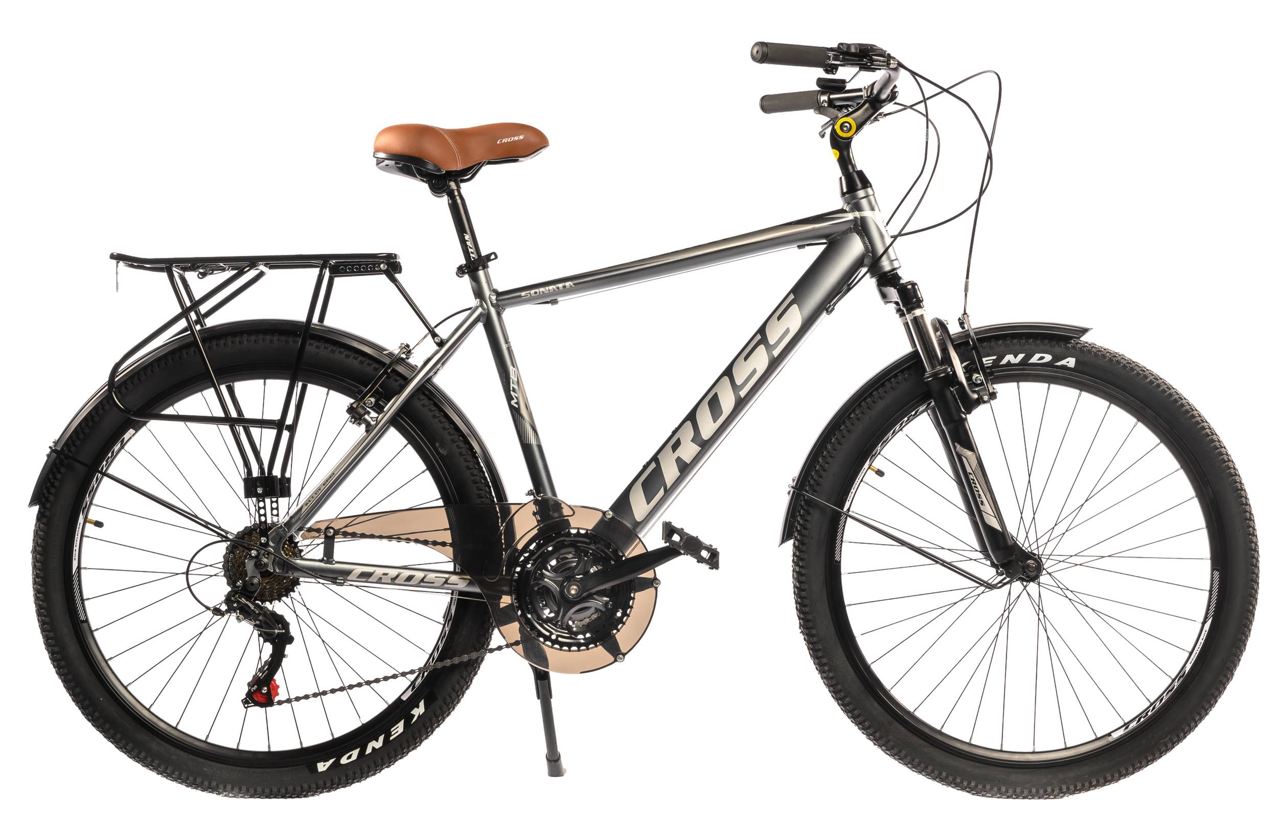 Фотографія Велосипед Cross Sonata 26" розмір L рама 19 2022 Сірий