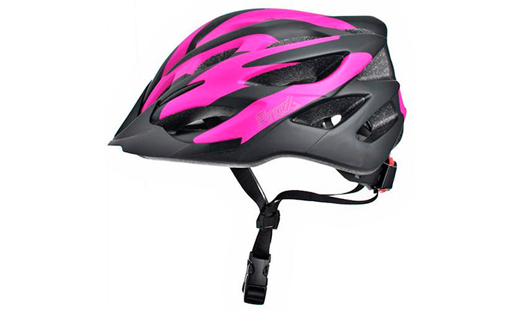 Фотография Шлем велосипедный ProX Thumb, размер L (58-61 см)  black/pink