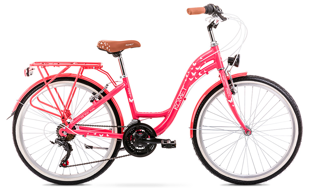 Фотография Велосипед 24" ROMET Panda 1.0 (2020) 2020 Розовый