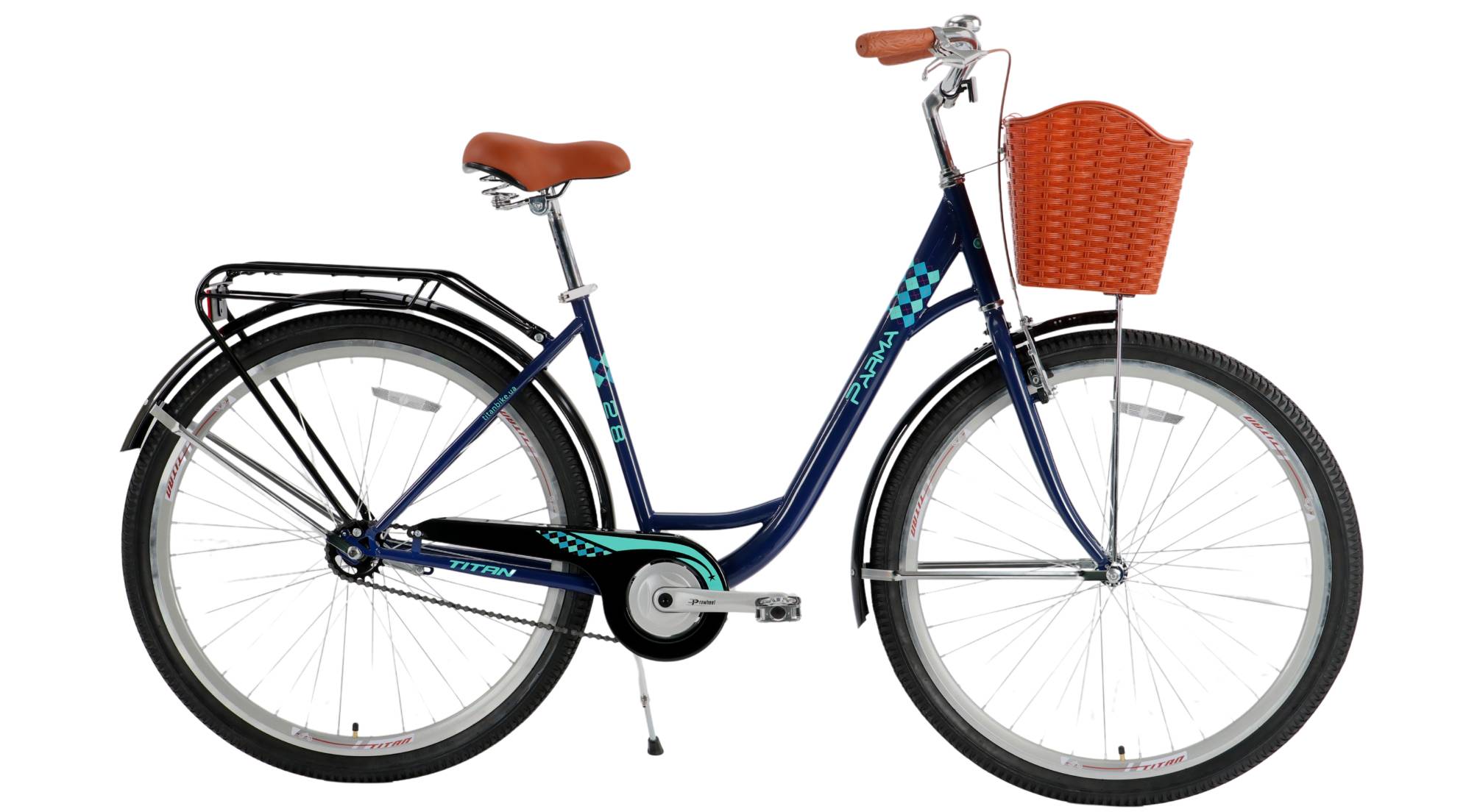 Фотография Велосипед Titan Parma 28", размер M рама 18" (2024), Синий