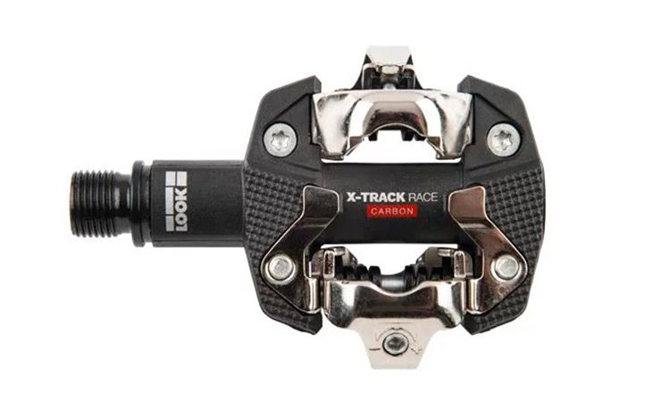 Фотографія Педалі Look X-TRACK RACE CARBON, карбон, вісь chromoly 9/16", чорні