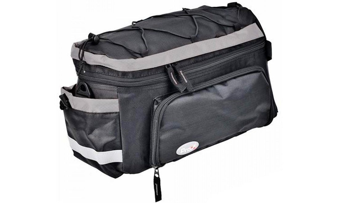 Фотография Велосумка на багажник ProX Dakota 035, объем 15 л, Черно-серый