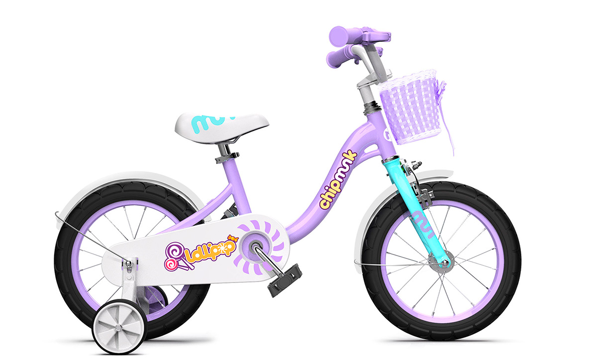 Фотография Велосипед RoyalBaby Chipmunk MM Girls 18" 2019 Фиолетовый