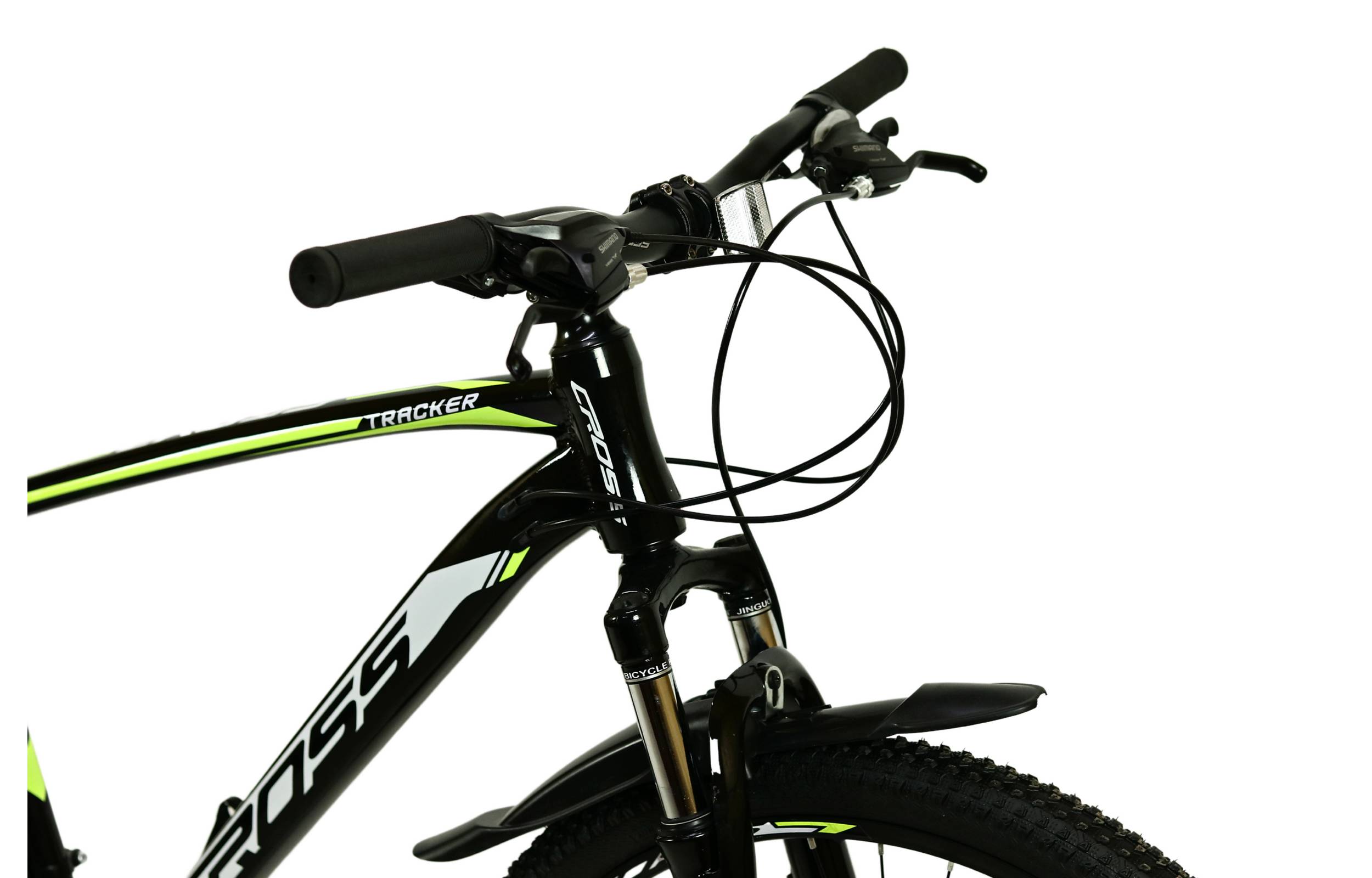 Фотография Велосипед CROSS Tracker 26" размер М рама 17 2022 Черный-Желтый 4
