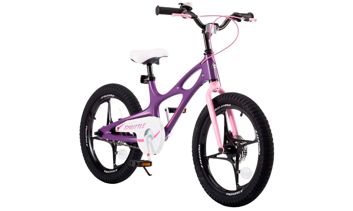 Фотография Велосипед RoyalBaby SPACE SHUTTLE 18" Фиолетовый