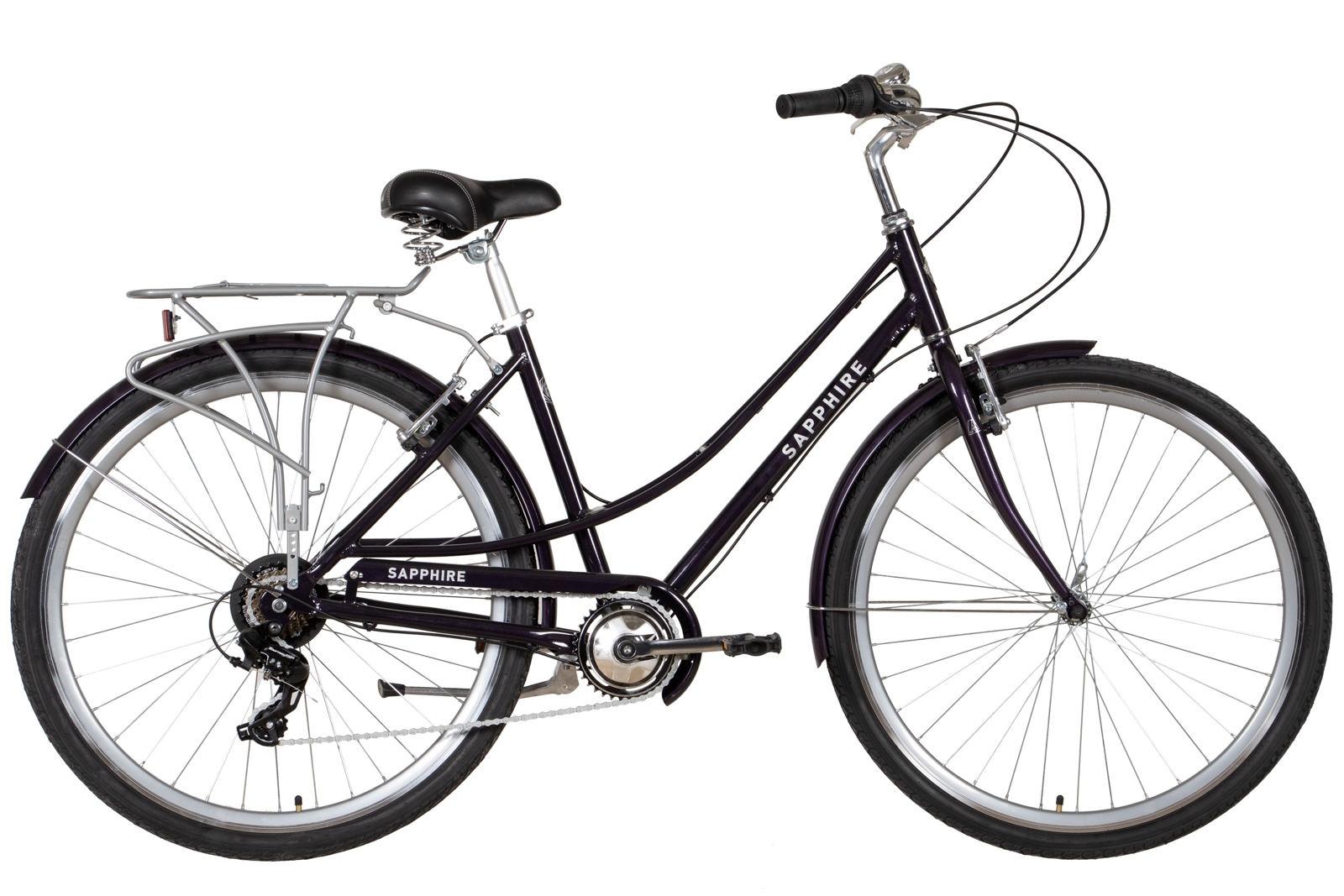 Фотографія Велосипед Dorozhnik SAPPHIRE 28" розмір L рама 19 2022 Глибокий темно-фіолетовий