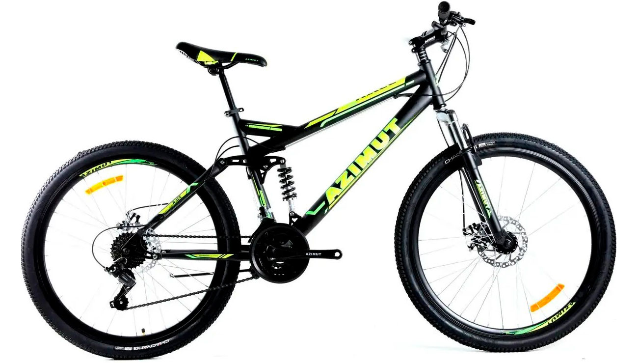 Фотография Велосипед Azimut Race GD 29" размер L рама 19 Черно-желтый