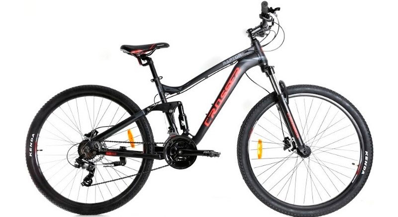 Фотография Велосипед Crosser Raptor 1х12 29" размер М рама 17 2021 Черно-красный