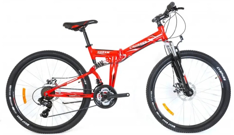 Фотографія Велосипед Crosser Dream 26" розмір М Червоний